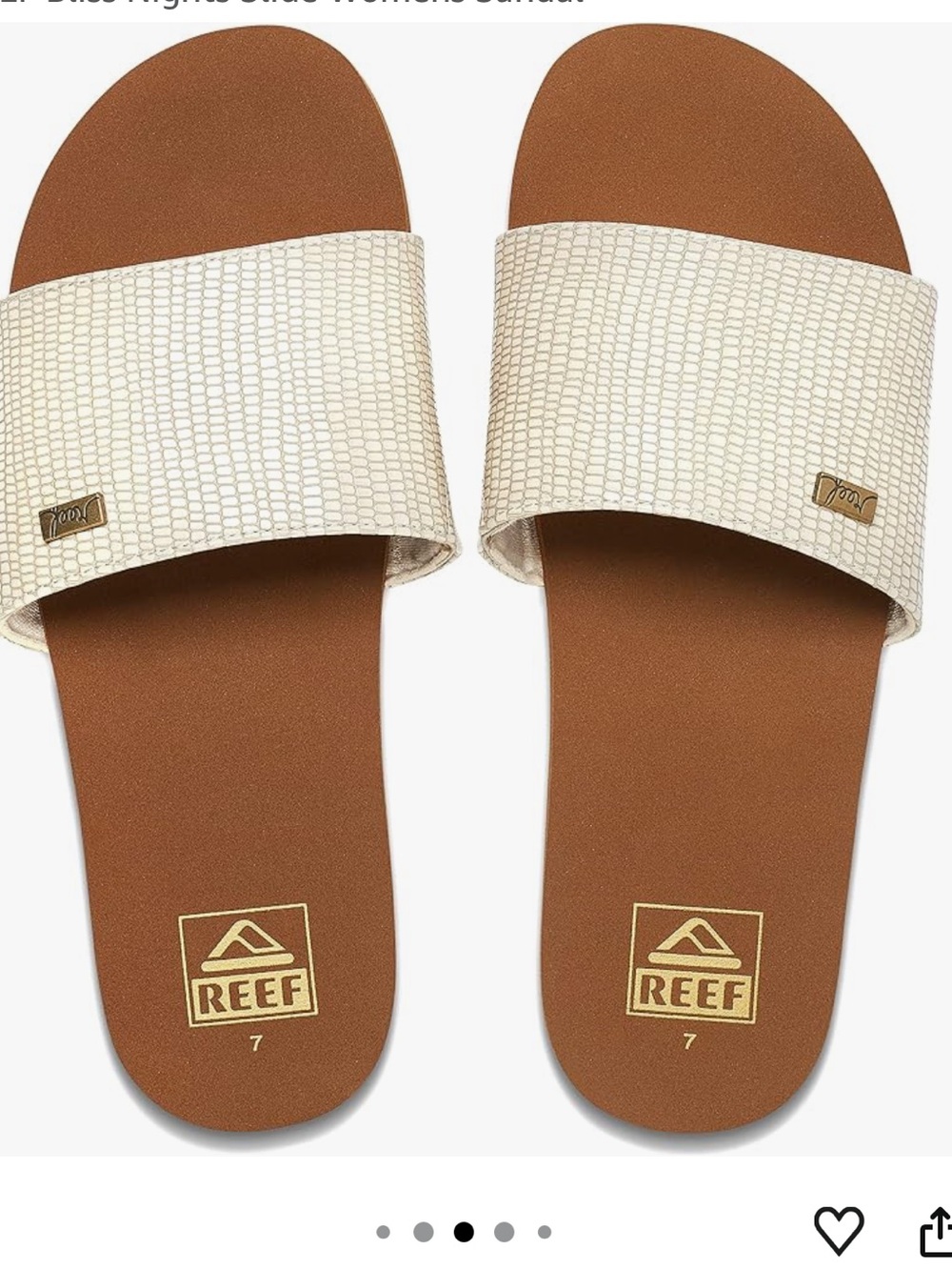 Reef Bliss Nights Slide - Women’s Size 10